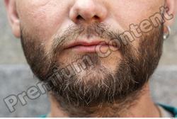 Mouth Man White Slim Bearded